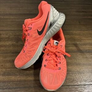 Nike Women's Athletic Shoes - Coral and Silver